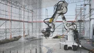 Robot của Thụy Sĩ đã có thể thay con người đan lưới thép làm khuôn đúc bê tông.
