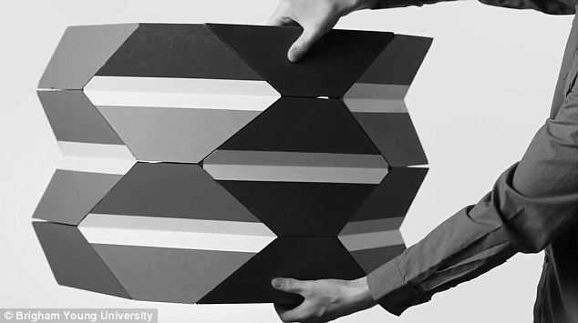 Khiên "origami" nhỏ gọn,
