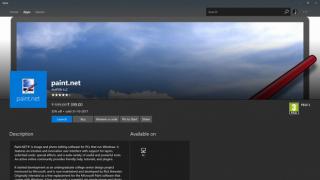 Windows Store đã có thêm công cụ chỉnh sửa ảnh Paint.net.