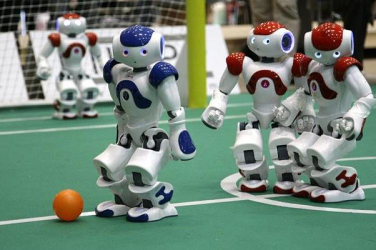 Trận bóng của Robot